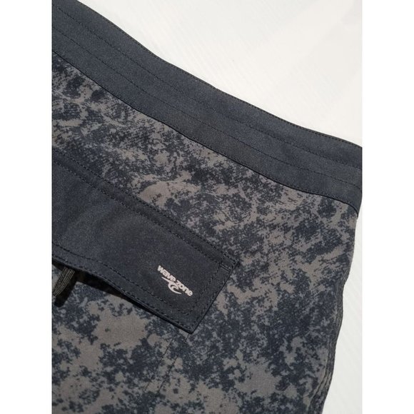 WAVEZONE Mens Grey & Black Performance Board Beach Surf Swim Shorts Size 40 - Picture 4 of 7